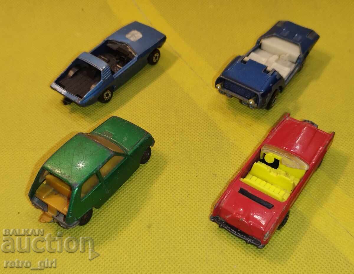 Аукцион 4 броя колички,със забележки,Български " Matchbox".
