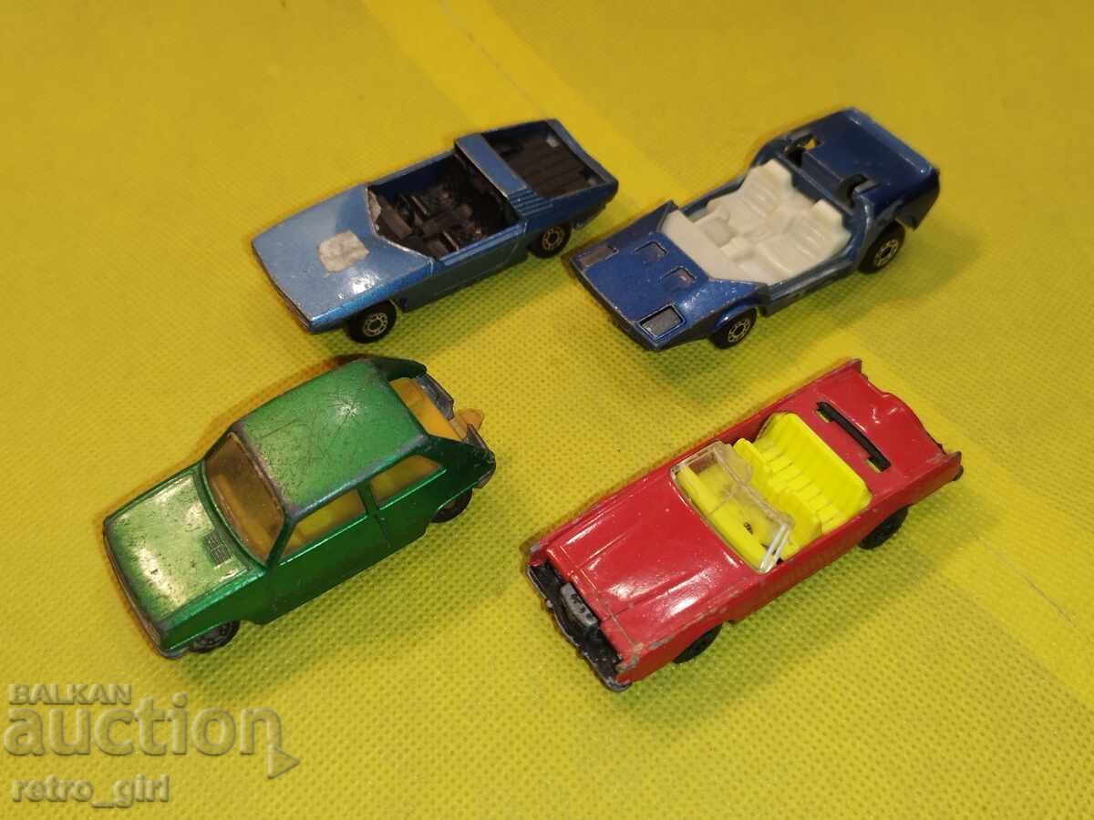 4 броя колички,със забележки,Български " Matchbox".