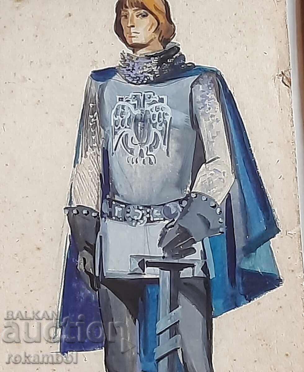 Old painting by artist Asen Popov 1895-1976 - 7