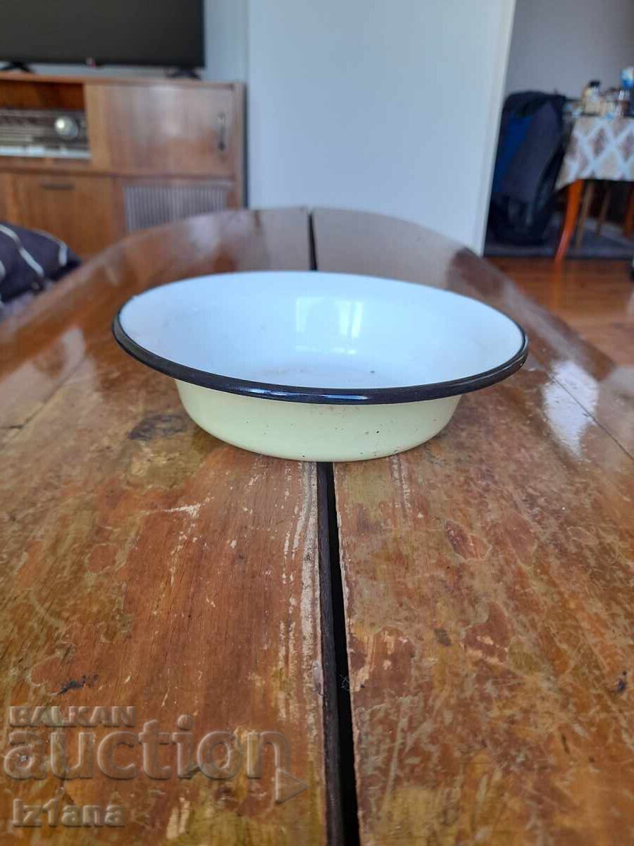 Old enamel bowl Old enamel bowl