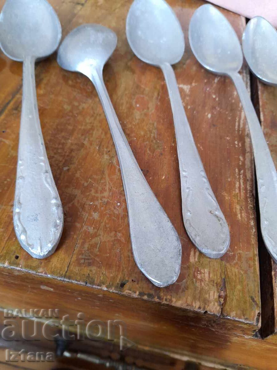 Стари алуминиеви лъжици - 6