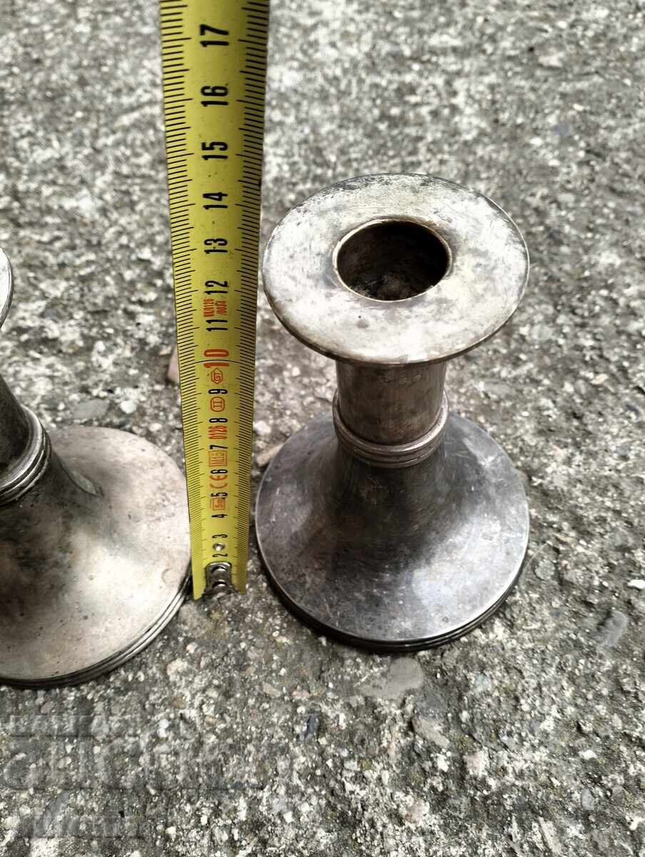 German collectible silver-plated candlesticks with price 64.99 BGN | € 33.23