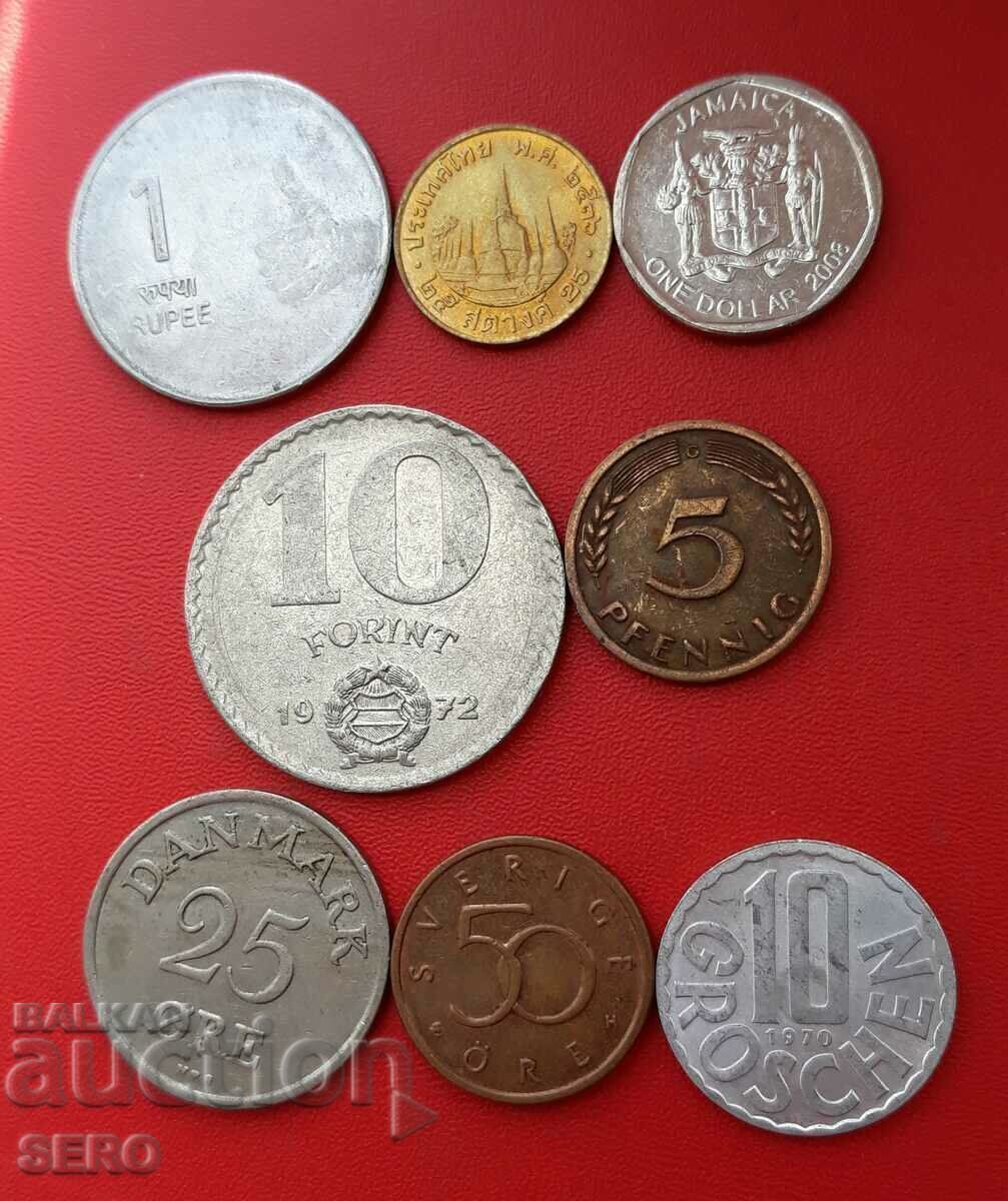 Mixed lot of 8 coins Mixed lot of 8 coins