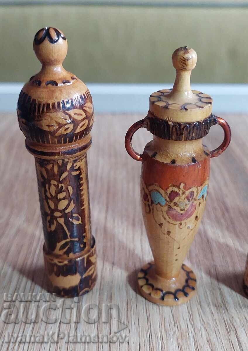 Auction  Souvenirs Wooden Retro Amulets for Collectors