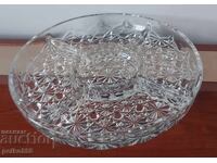 Farfurie de aperitive Cristal