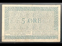 Danemarca 5 Ore Krone 1947 - 58 Pick M7
