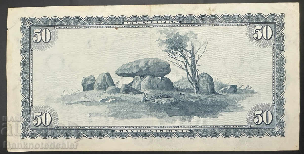 Denmark 50 Kroner 1963-1970 Pick 45 Ref 4510 with price 60.00 BGN | € 30.68