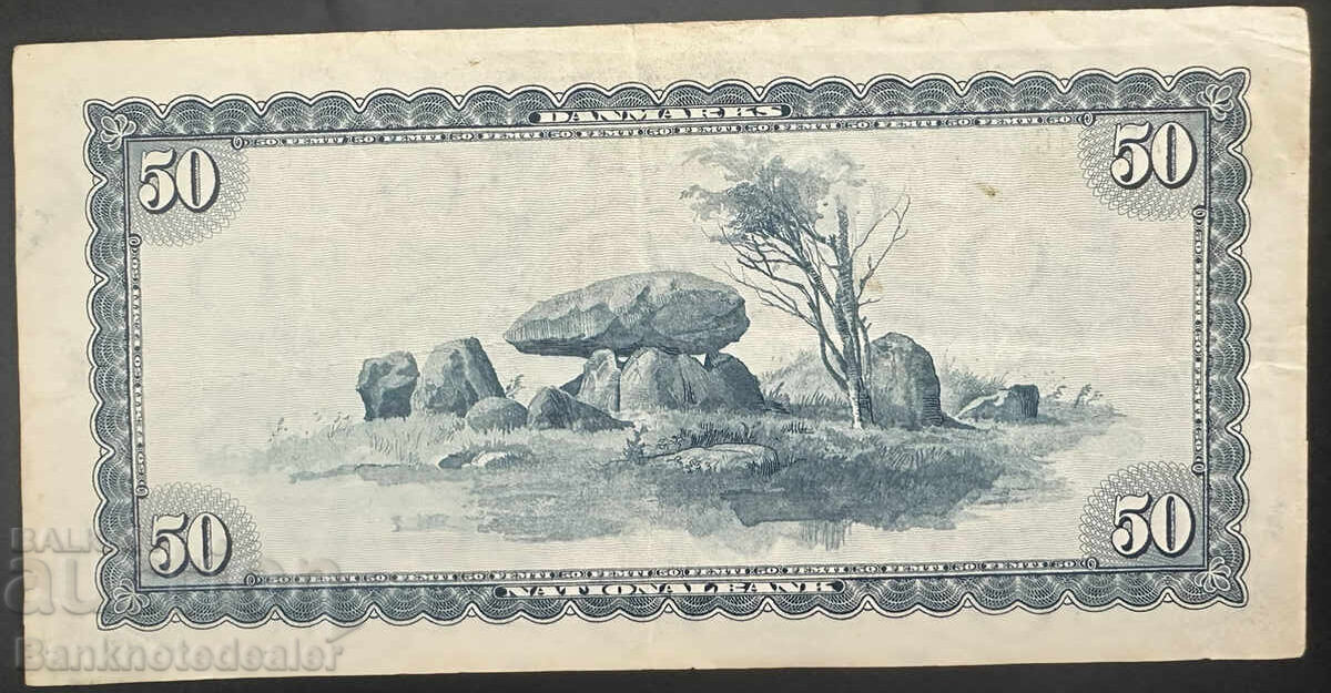 Доставка на Denmark 50 Kroner 1963-1970 Pick 45 Ref 9310