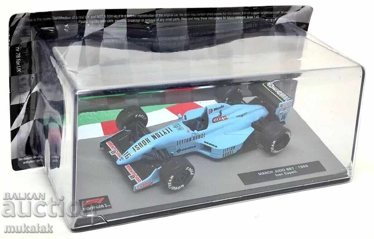 1:43 ATLAS MARCH JUDD 1988 IVAN CAPELLI Formula 1 Car with price 50.00 BGN | € 25.56