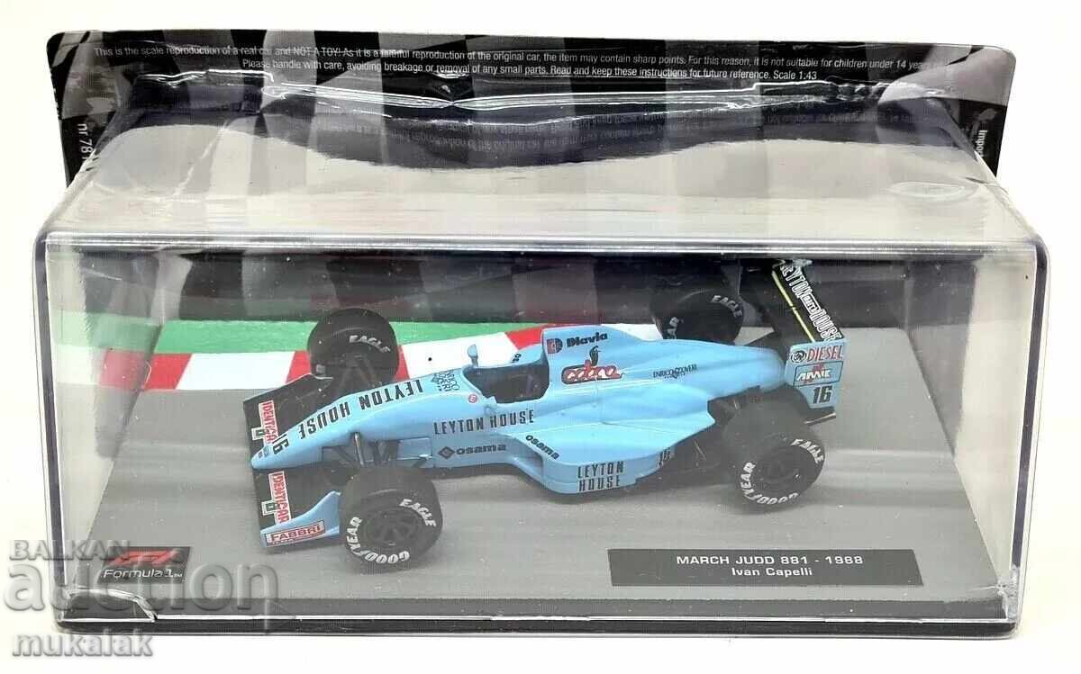 1:43 ATLAS MARCH JUDD 1988 IVAN CAPELLI Formula 1 Car