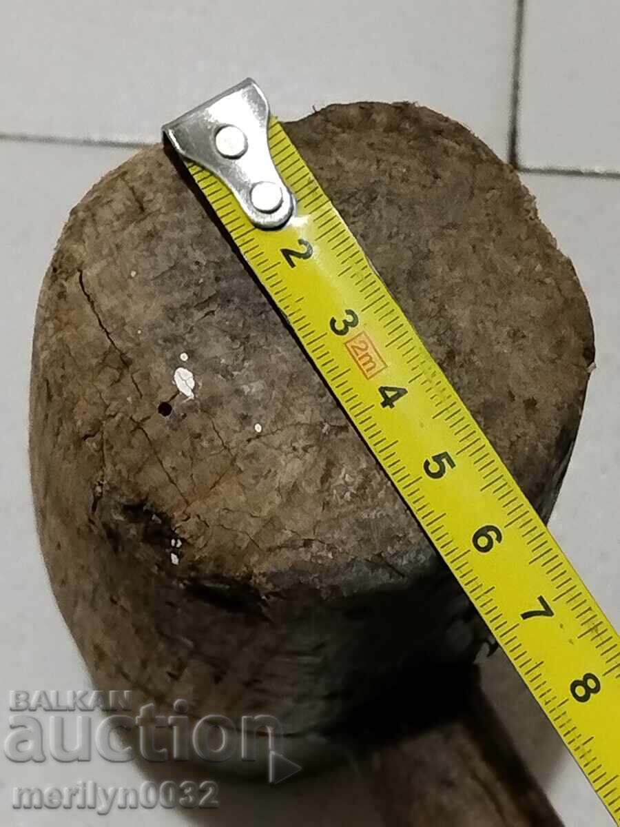 Стар дървен чук, инструмент, пособие - 7 Стар дървен чук, инструмент, пособие - 7