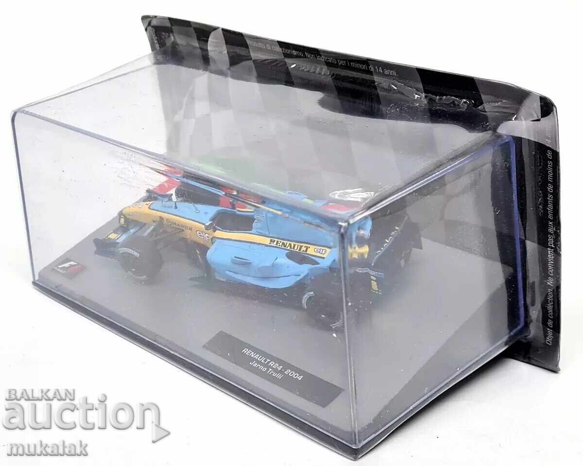 Auction 1:43 ATLAS RENAULT R24 - 2004 JARNO TRULLI FORMULA BOLID Auction 1:43 ATLAS RENAULT R24 - 2004 JARNO TRULLI FORMULA BOLID