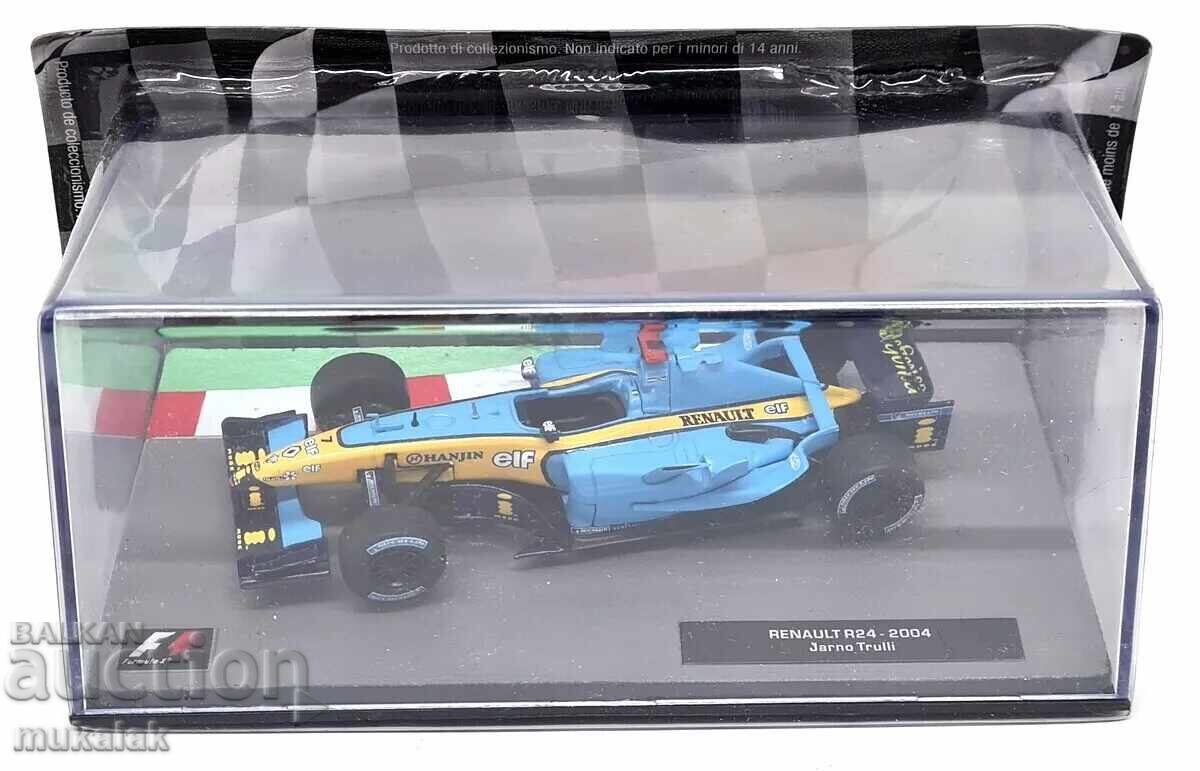 1:43 ATLAS RENAULT R24 - 2004 JARNO TRULLI FORMULA BOLID 1:43 ATLAS RENAULT R24 - 2004 JARNO TRULLI FORMULA BOLID