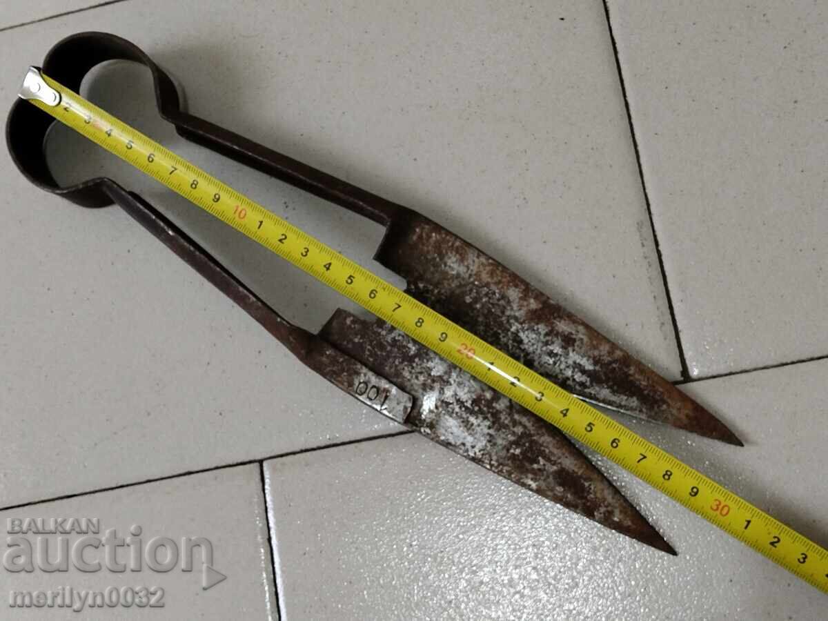 Foarfece vechi de tuns oi, fier forjat, lamă - 6 Foarfece vechi de tuns oi, fier forjat, lamă - 6