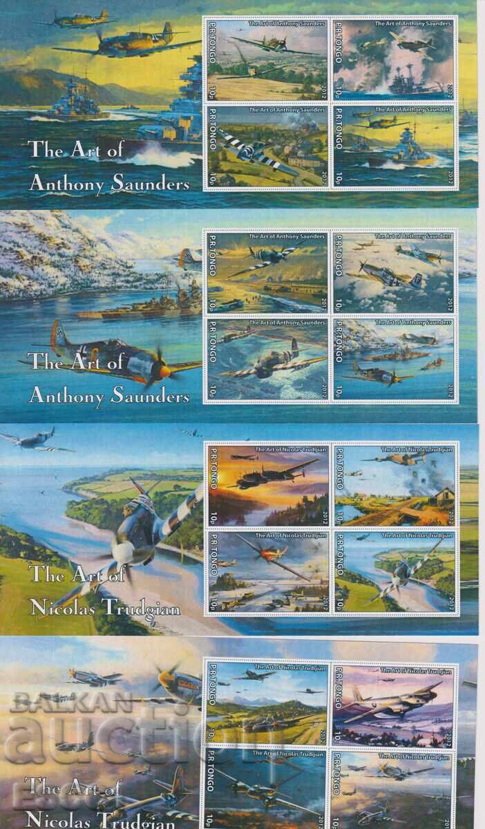 Καθαρά μπλοκ Ζωγραφική Αεροπλάνα 2012 από Τόνγκα - 5 Καθαρά μπλοκ Ζωγραφική Αεροπλάνα 2012 από Τόνγκα - 5