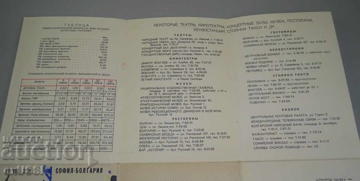 Programul sportiv Bulgaria Universiada 1961 - 6 Programul sportiv Bulgaria Universiada 1961 - 6