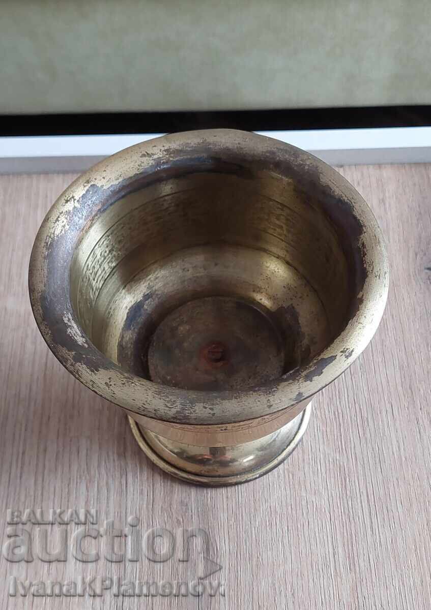 Delivery of Brass Vessel