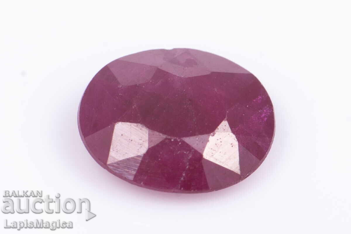 Ruby 0.43ct heated oval cut #2