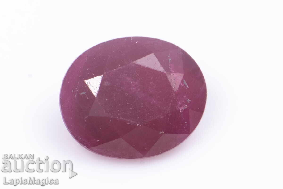 Ruby 0.65ct heated oval cut #3