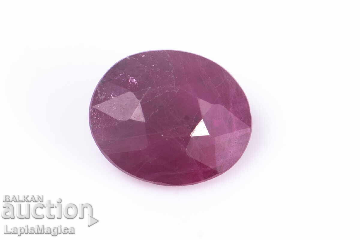 Рубин 0.55ct нагряван овална шлифовка #6