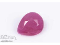 Ruby 0.25ct heated, drop cut #7