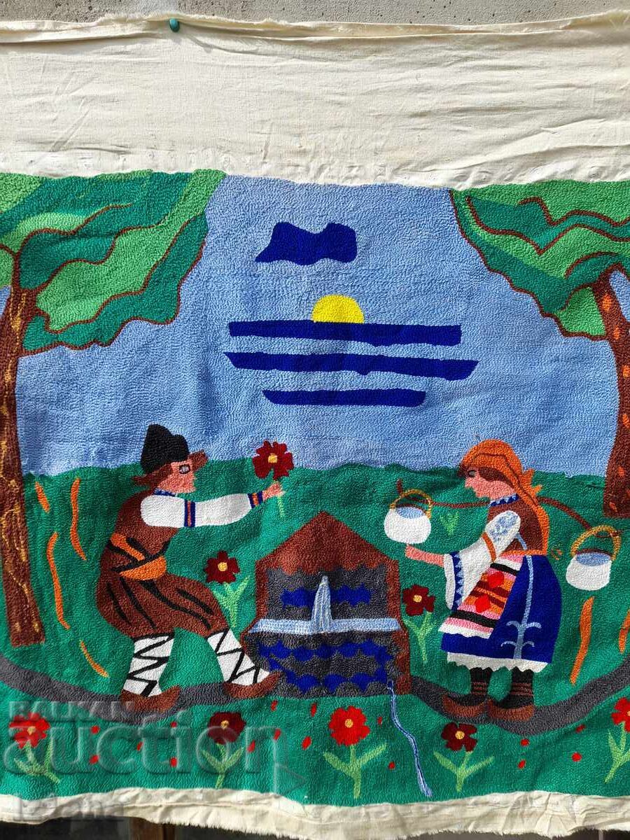 Delivery of Old, fucked-up rug, wall hanging Delivery of Old, fucked-up rug, wall hanging