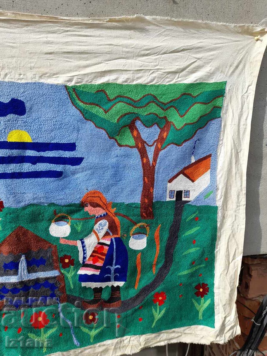 Old, fucked-up rug, wall hanging - 5 Old, fucked-up rug, wall hanging - 5