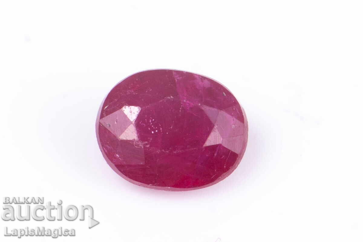 Рубин 0.27ct нагряван овална шлифовка #3