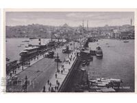 Пощенска картичка Константинопол Истанбул стара Галатапорт