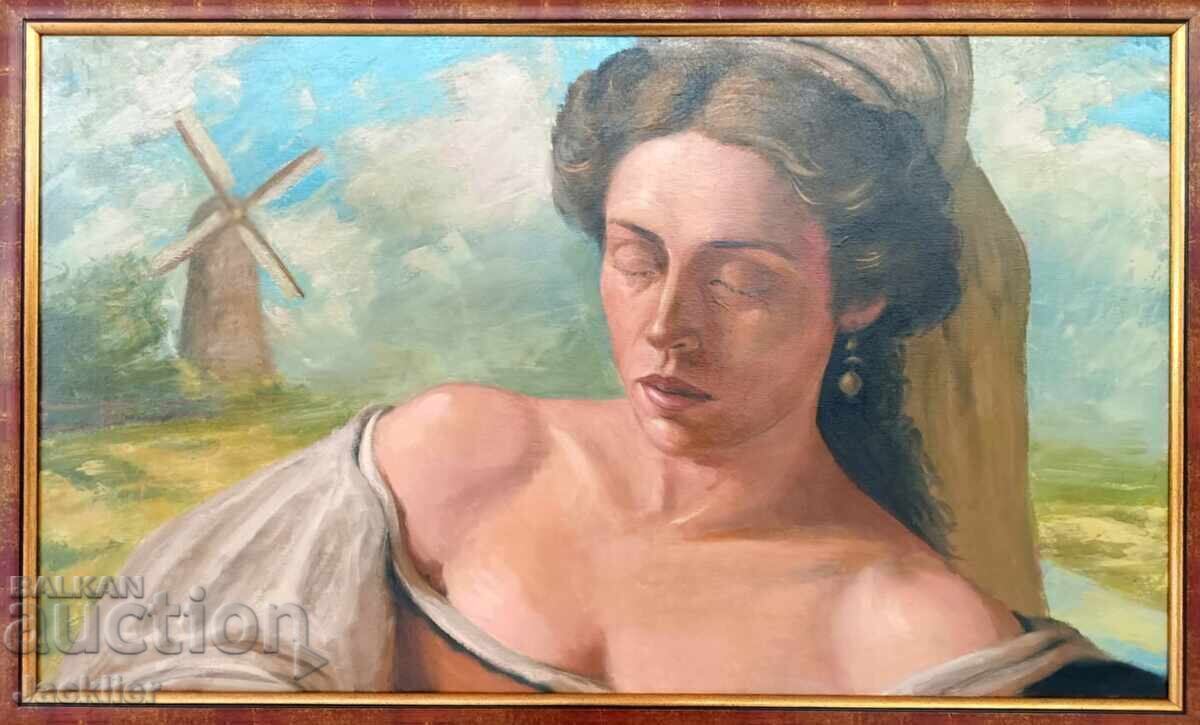 „Oboseala visătorului”, Plamen Ovcharov, 50x85 cm