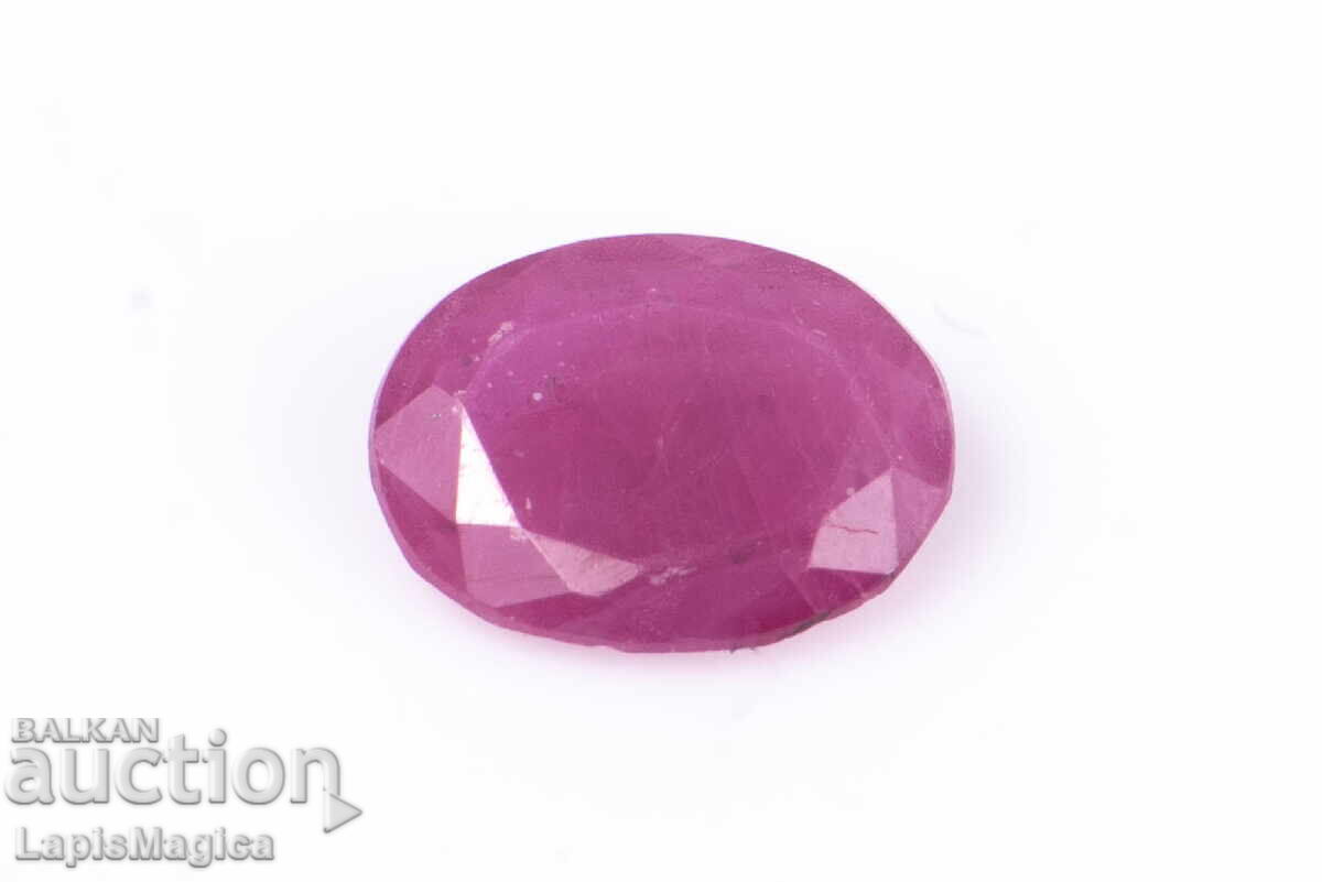Ruby 0.18ct heated oval cut #3