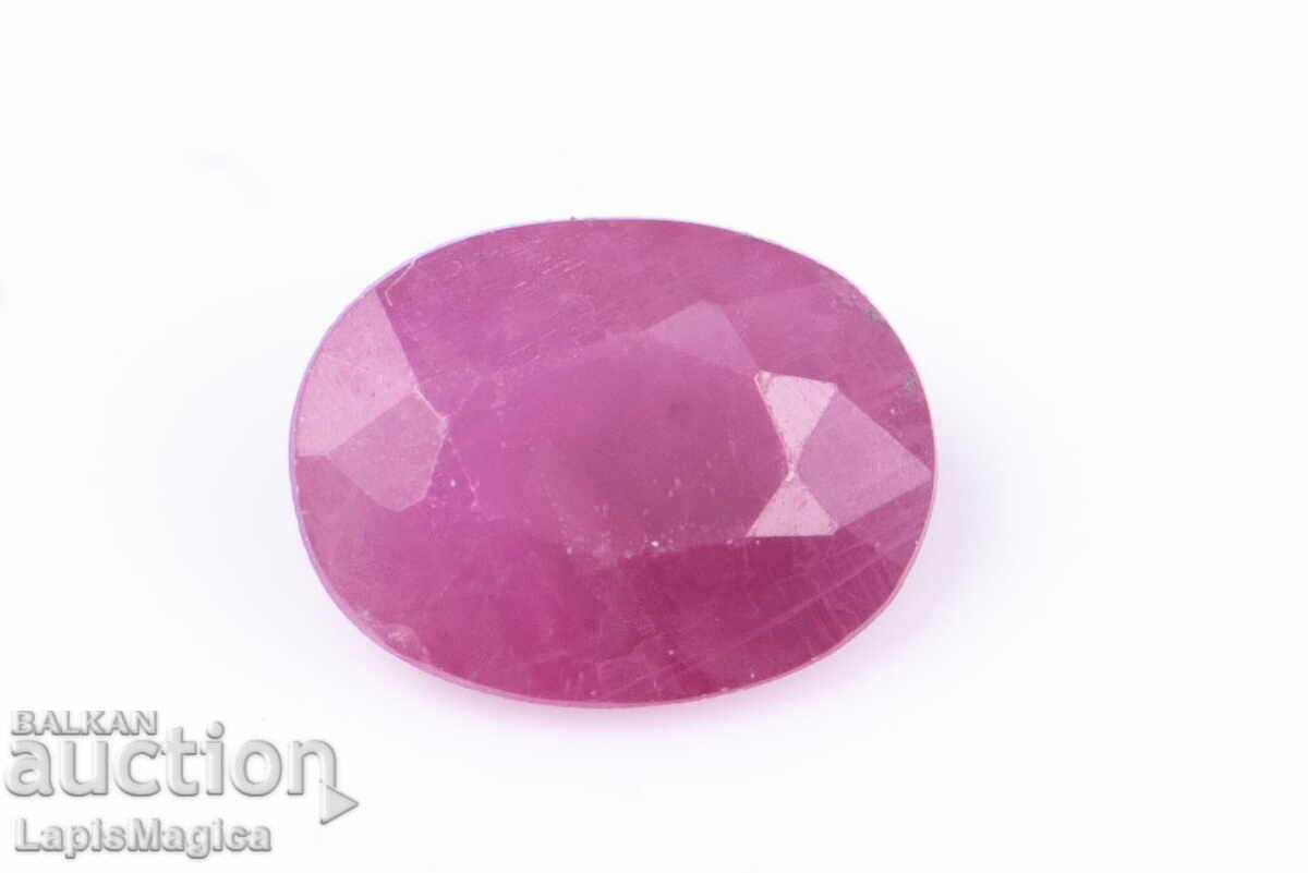 Ruby 0.25ct heated oval cut #4