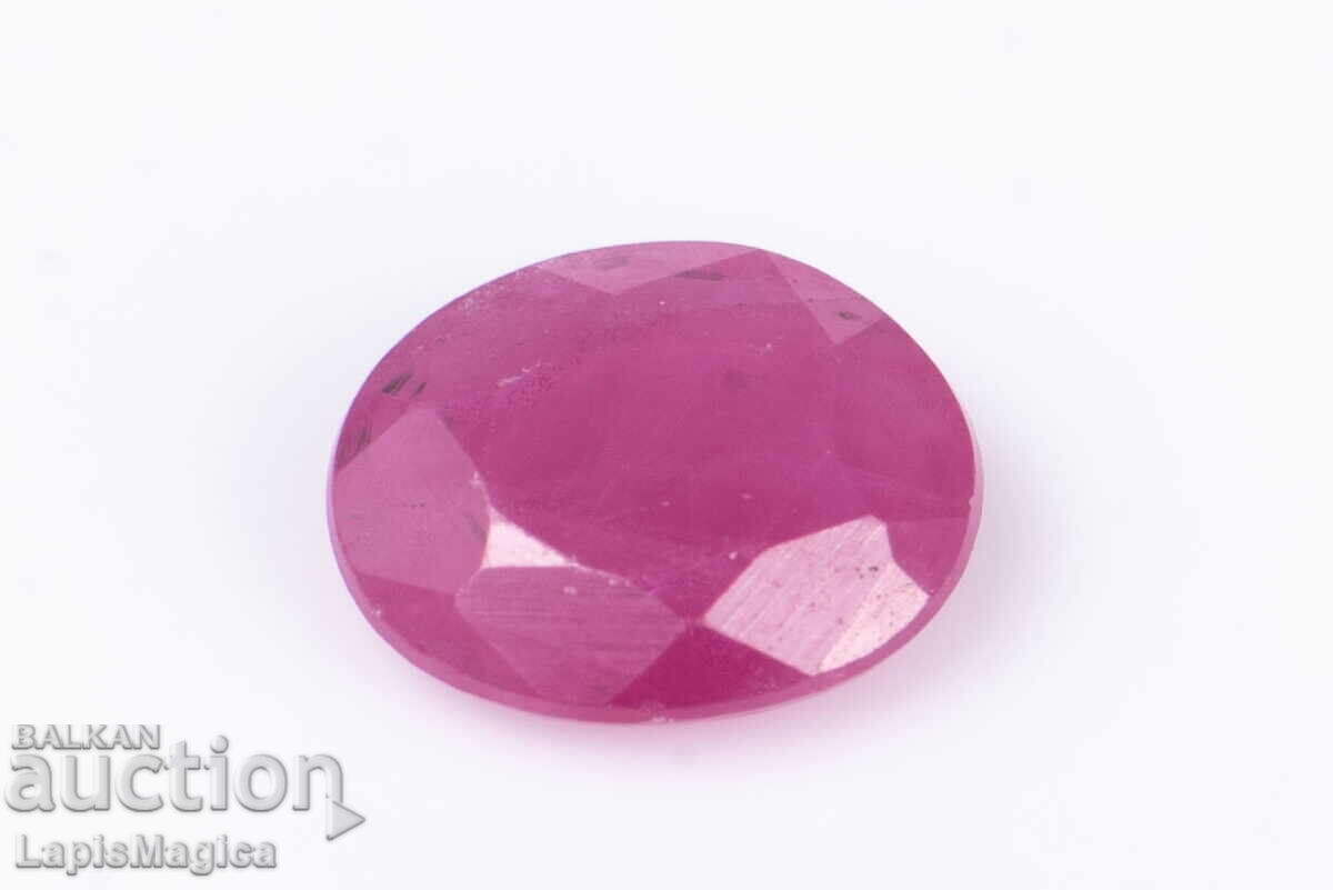 Ruby 0.24ct heated oval cut #5