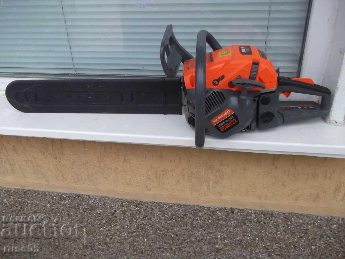 Πριόνι "DAEWOO - DCS6222" αλυσοπρίονο βενζίνης λειτουργικό με τιμή 150.00 BGN | € 76.69