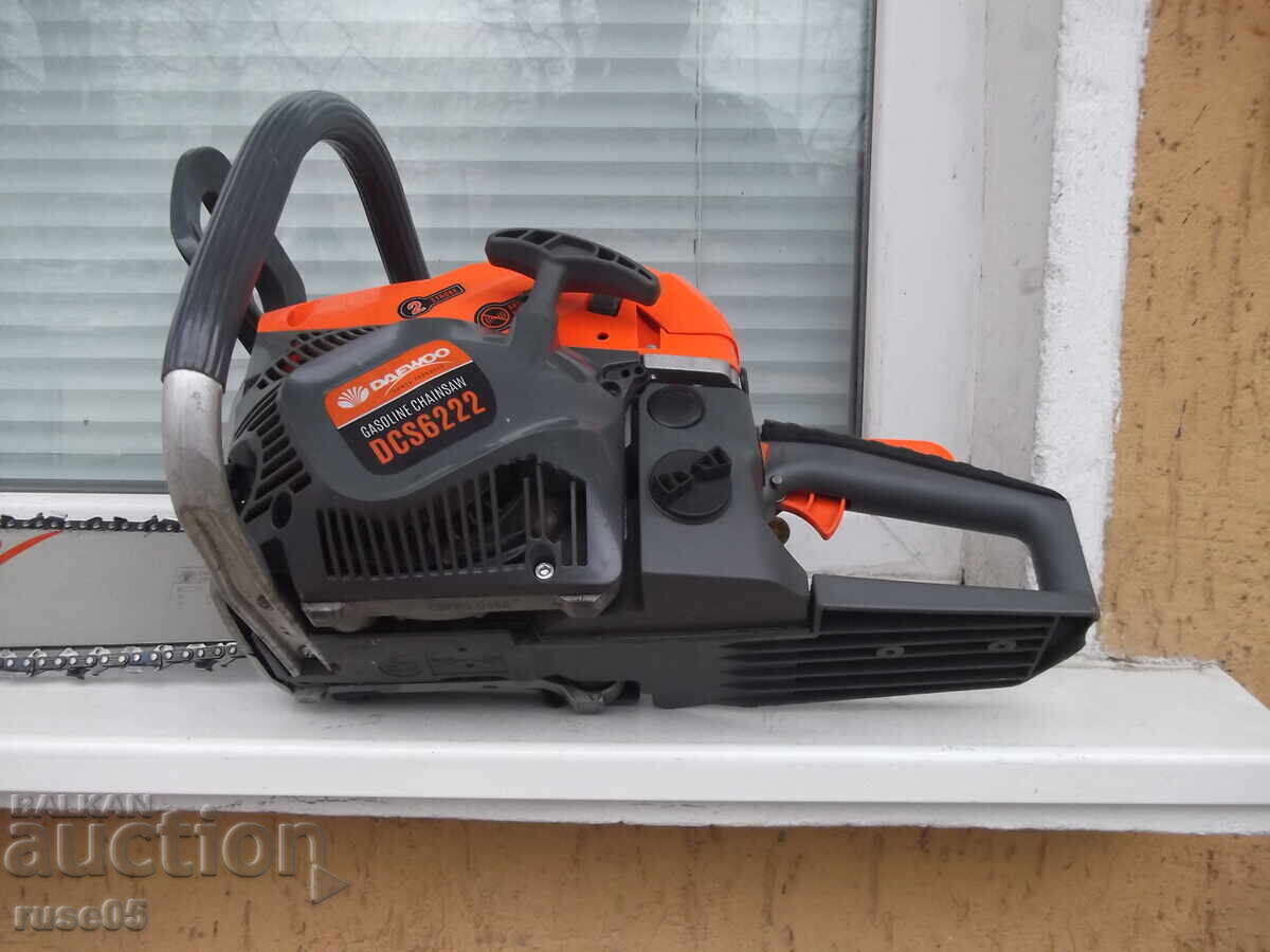 Δημοπρασία Πριόνι "DAEWOO - DCS6222" αλυσοπρίονο βενζίνης λειτουργικό