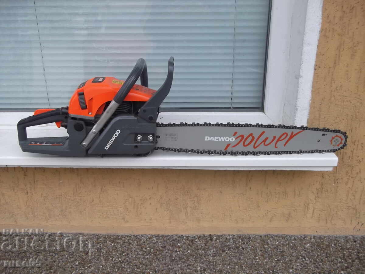 Παράδοση Πριόνι "DAEWOO - DCS6222" αλυσοπρίονο βενζίνης λειτουργικό