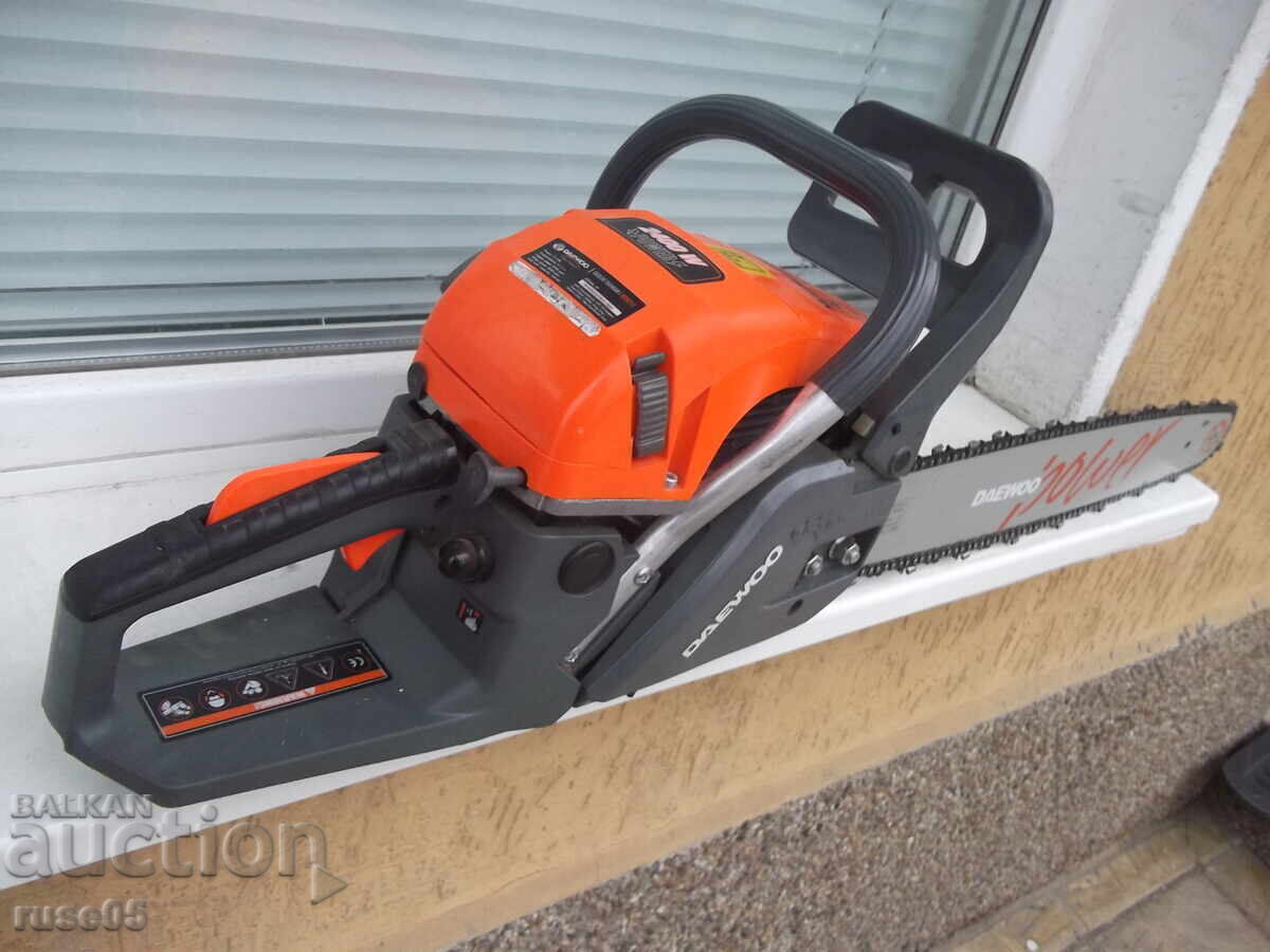 Πριόνι "DAEWOO - DCS6222" αλυσοπρίονο βενζίνης λειτουργικό - 5