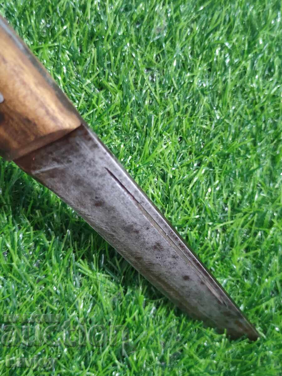 Old Bulgarian Knife 3 Butcher Blade - 5
