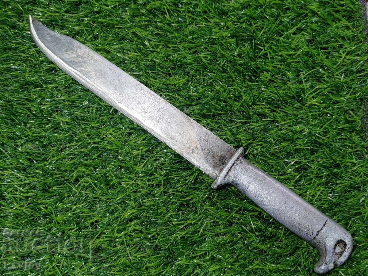 Cuțit bulgăresc vechi 4 capete de Vultur