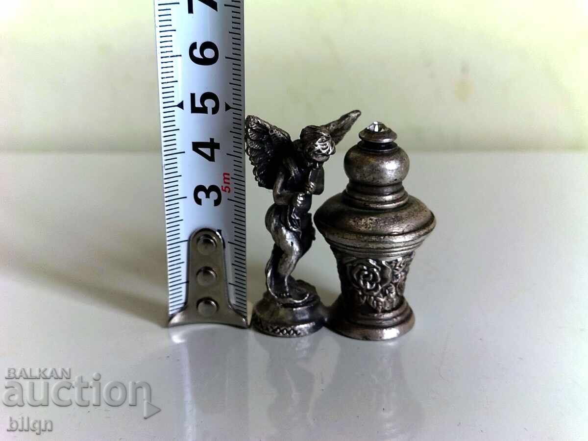 Uniquely Beautiful Old Bronze Perfume Bottle - 5 Uniquely Beautiful Old Bronze Perfume Bottle - 5