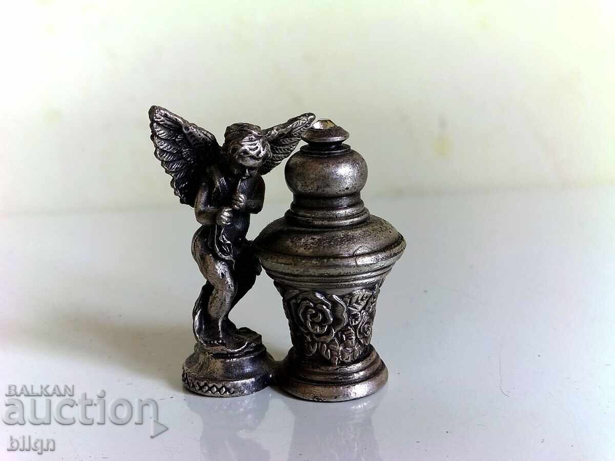 Uniquely Beautiful Old Bronze Perfume Bottle Uniquely Beautiful Old Bronze Perfume Bottle