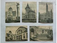 BRUXELLES EXPOZITIA MONDIALA P.C. 1910 LOT 5 BUCATI