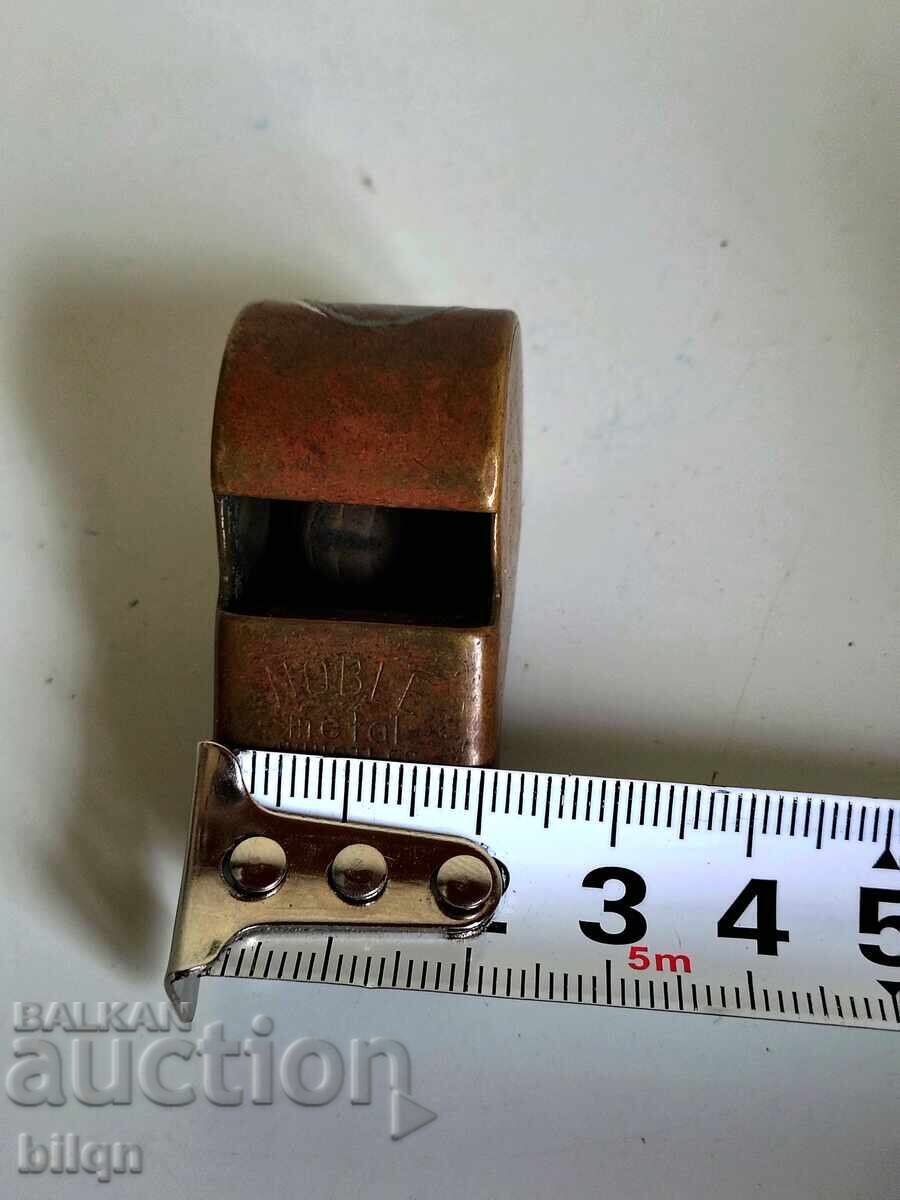 Old Bronze Collector's Whistle NOBLE - 7