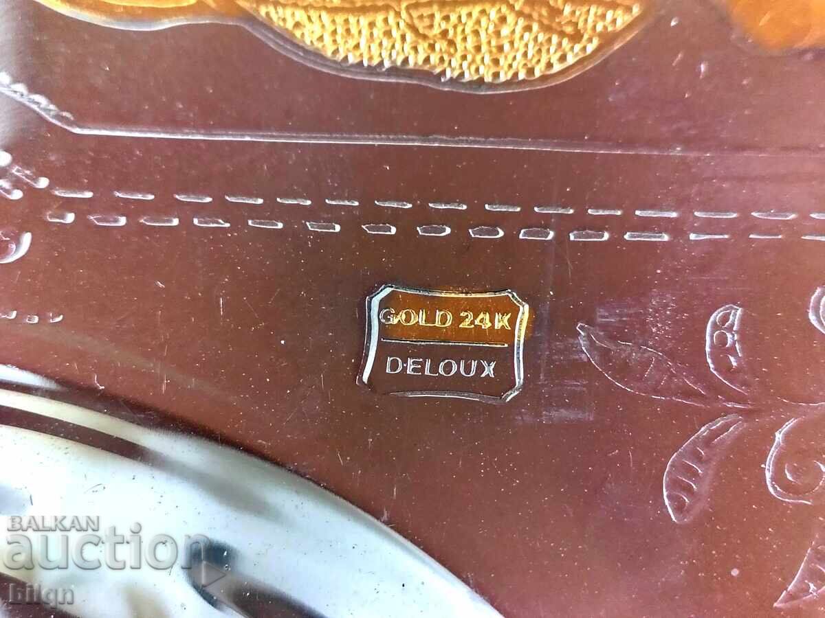 Beautiful 24K Gold Plated Fruitiera - 5 Beautiful 24K Gold Plated Fruitiera - 5