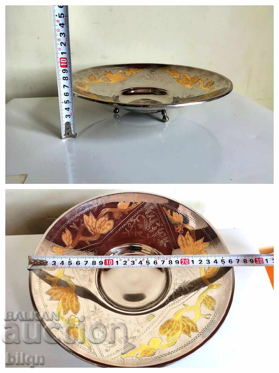 Beautiful 24K Gold Plated Fruitiera - 7 Beautiful 24K Gold Plated Fruitiera - 7