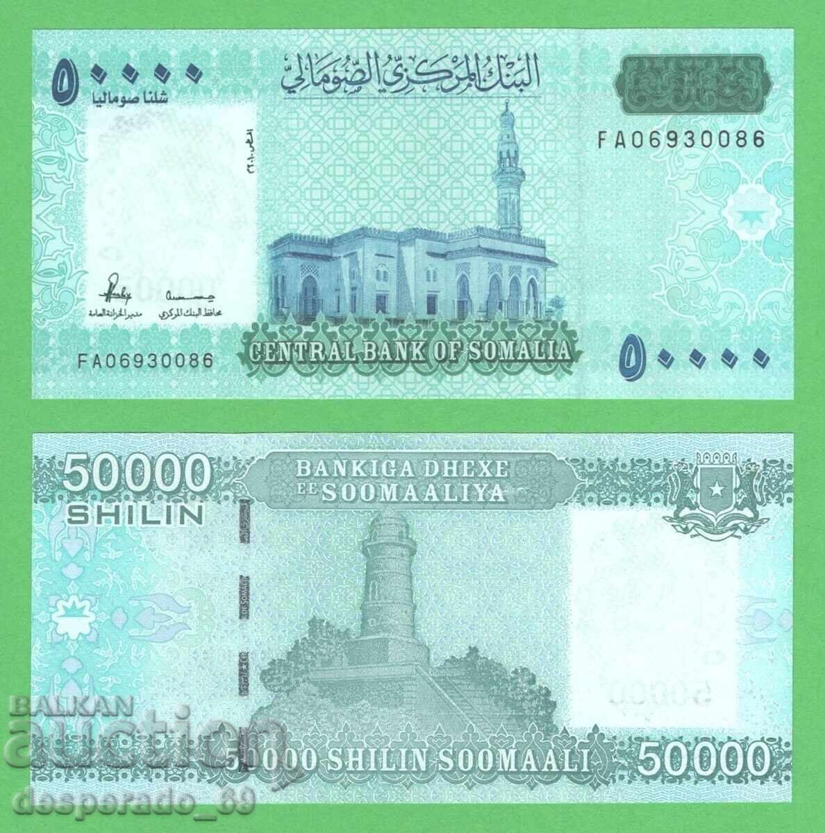 (¯`'•.¸ SOMALIA 50,000 Shillings 2023 UNC ¸.•'´¯)