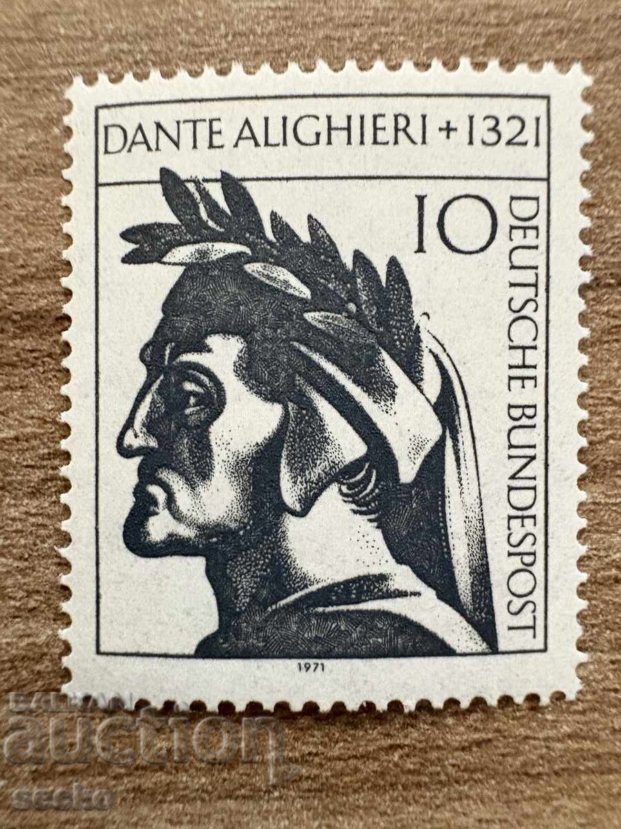 FRG/FRG - 650 χρόνια από τον θάνατο του Dante Alighieri (1971) MNH