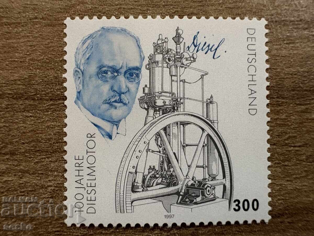 Германия - 100 г. от изобретяването на дизеловия..(1998) MNH