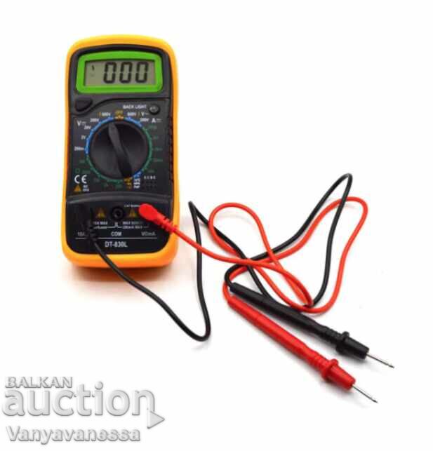 Δημοπρασία Ψηφιακό πολύμετρο DT830L για μέτρηση συνεχούς (DC) Δημοπρασία Ψηφιακό πολύμετρο DT830L για μέτρηση συνεχούς (DC)