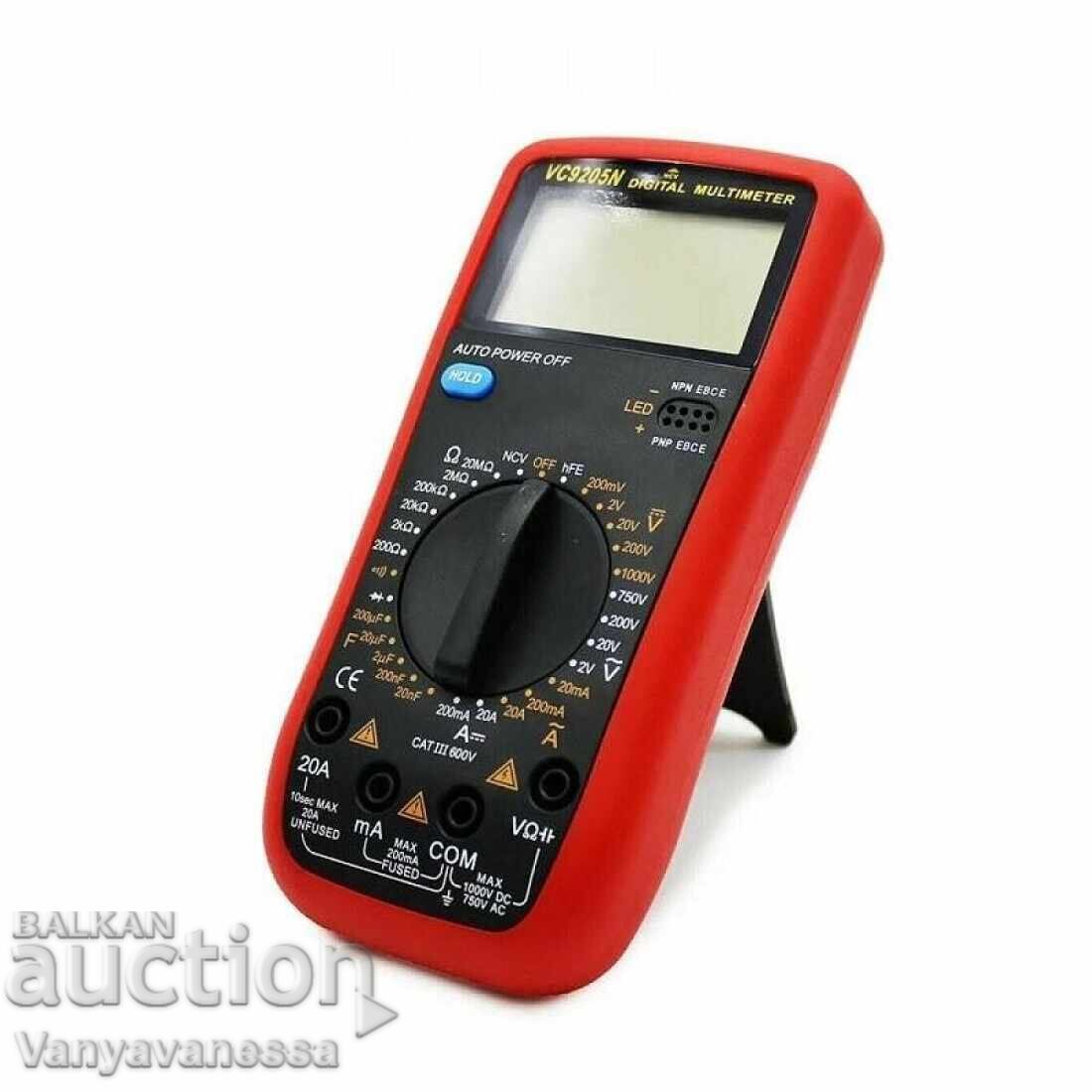 Дигитaлeн Myлтимeтъp (Myлтицeт) VС9205N Дигитaлeн Myлтимeтъp (Myлтицeт) VС9205N